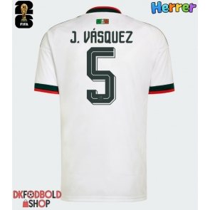 Mexico Johan Vasquez #5 Udebanetrøje VM 2026 Kort ærmer